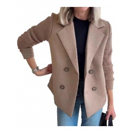 Women'S Lightweight Tailored Blazer Jacket - Structured Lapel Collar & Button Front Closure, H-Line Silhouette with Lapel Collar & Structured Waist, All-Season Casual to Formal Coat for Business, Office, Casual Attire - Solid Color Tailored Fit (No