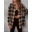 Elegant Women's Plaid Shirt - Polyester, Machine Washable, Non-Sheer, Collared, All-Season Fashion Blouse