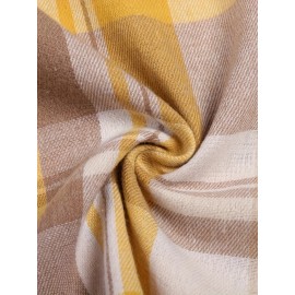 Pink Gingham Shirt | Casual Lapel Collar, Button Details, Summer Shirting