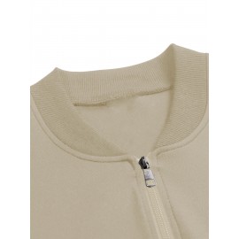 Women'S Red Midwife Graphic Zip-Up Jacket - Casual Long Sleeve Outerwear with 